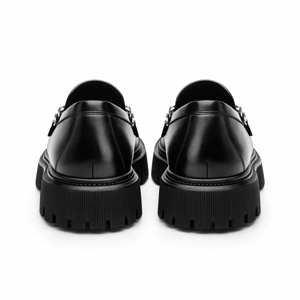 Mocasines de Piel con Plataforma para Mujer - D'Grife