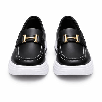 Mocasines de Piel con Plataforma para Mujer - Comfortsole
