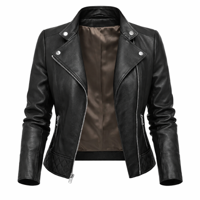 Chaqueta de Piel Acolchada para Mujer - Opulence