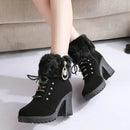 Bota Feminina de Inverno em Couro Legítimo - Glacia
