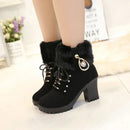 Bota Feminina de Inverno em Couro Legítimo - Glacia