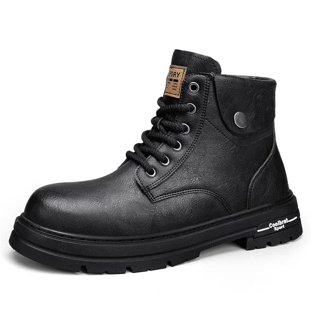 Bota Masculina de Inverno em Couro Legítimo - Woody.