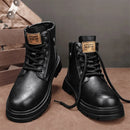 Bota Masculina de Inverno em Couro Legítimo - Woody
