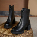 Bota Feminina de Inverno em Couro Legítimo - Stella