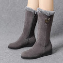 Bota Feminina de Inverno em Couro Legítimo - Warm.