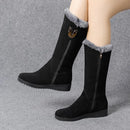 Bota Feminina de Inverno em Couro Legítimo - Warm.