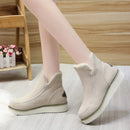 Bota Feminina de Inverno em Couro Legítimo - Snow
