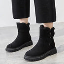 Bota Feminina de Inverno em Couro Legítimo - Shine