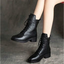 Bota Feminina de Inverno em Couro Legítimo - Ivy