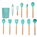 Jogo de Utensílios de Cozinha de Silicone 12 Peças - Cook Safe