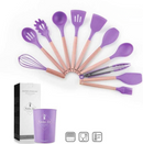 Jogo de Utensílios de Cozinha de Silicone 12 Peças - Cook Safe