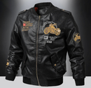 Jaqueta Masculina de Inverno em Couro Legítimo - Motor