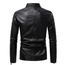 Jaqueta Masculina de Inverno em Couro Legítimo - Feng