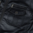 Jaqueta Masculina de Inverno em Couro Legítimo - North