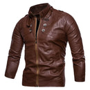 Jaqueta Masculina de Inverno em Couro Legítimo - Valt