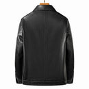 Jaqueta Masculina de Inverno em Couro Legítimo - Everest