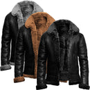Jaqueta Masculina de Inverno em Couro Legítimo - Magno.