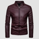 Jaqueta Masculina de Inverno em Couro Legítimo - Spyke