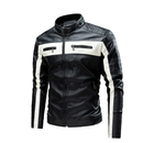 Jaqueta Masculina de Inverno em Couro Legítimo - Bomber