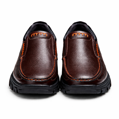 Mocasines de Piel con Plataforma para Hombre - Active Comfort