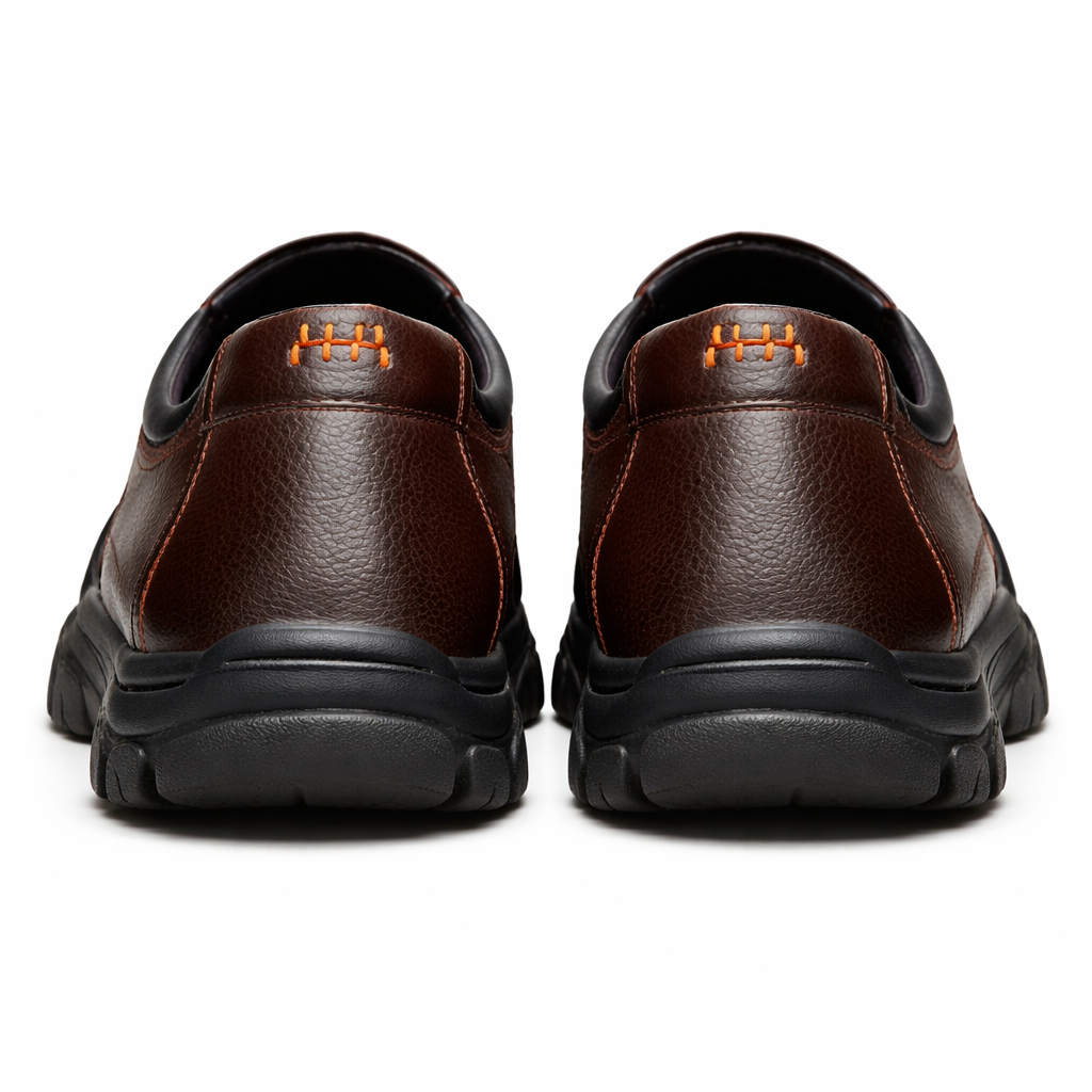Mocasines de Piel con Plataforma para Hombre - Active Comfort