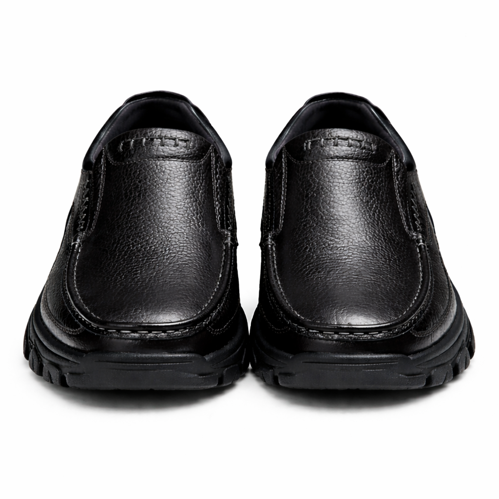 Mocasines de Piel con Plataforma para Hombre - Active Comfort