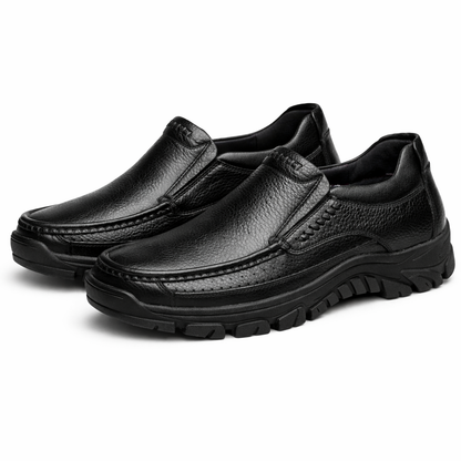 Mocasines de Piel con Plataforma para Hombre - Active Comfort