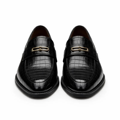 Mocasines de Piel con Plataforma para Hombre - Aligatort Style