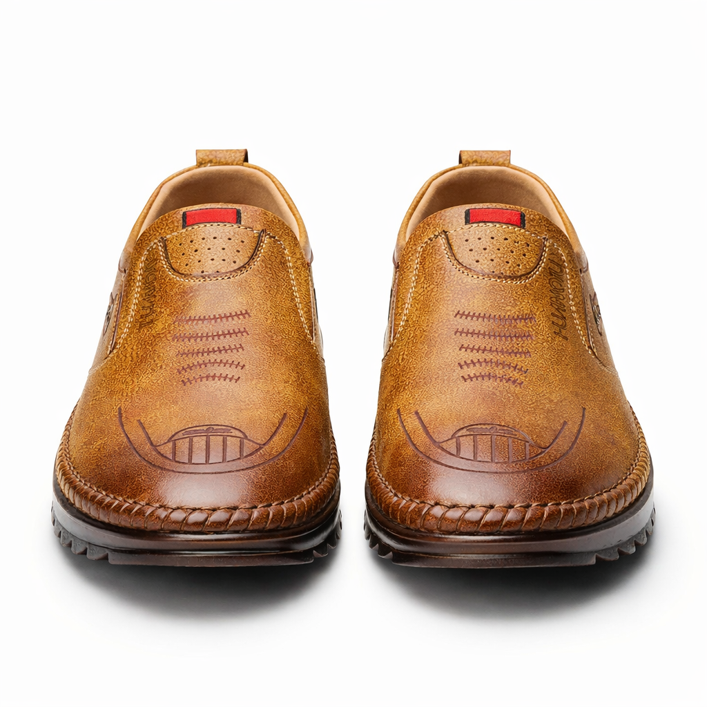 Mocasines de Piel con Plataforma para Hombre - Kingsley