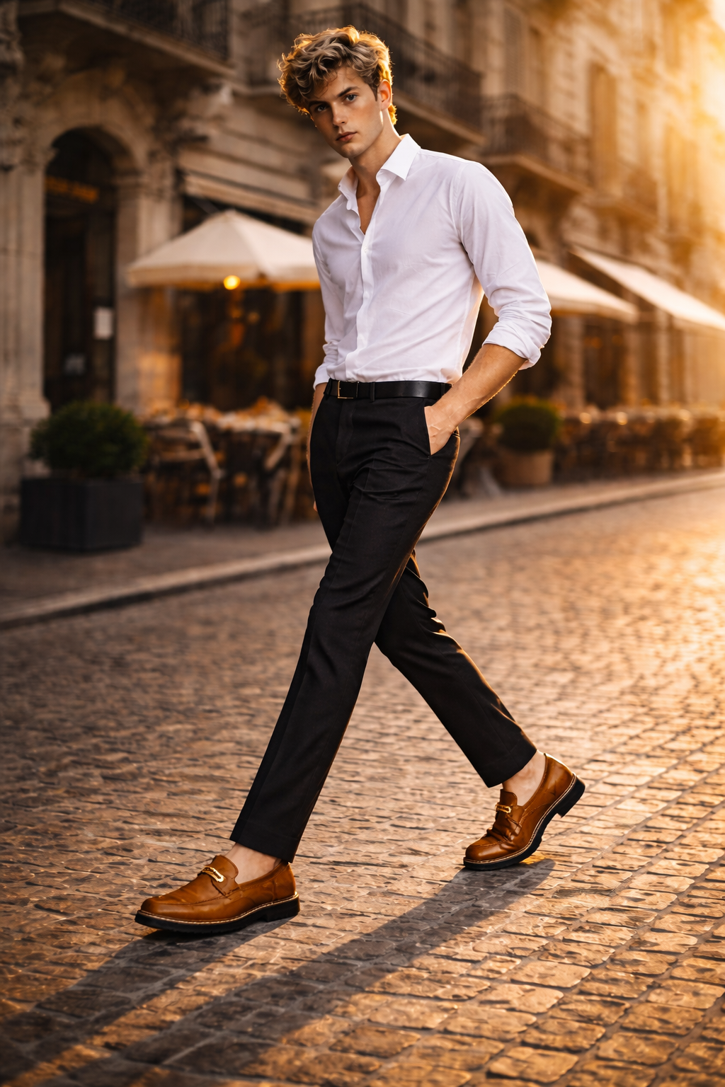 Mocasines de Piel con Plataforma para Hombre - Legatto Style