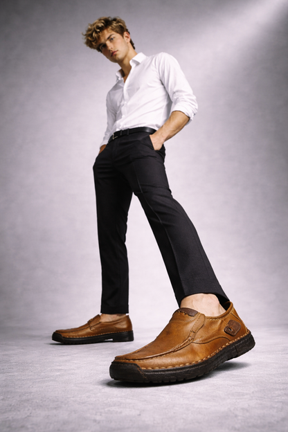 Mocasines de Piel con Plataforma para Hombre - Legatto Style