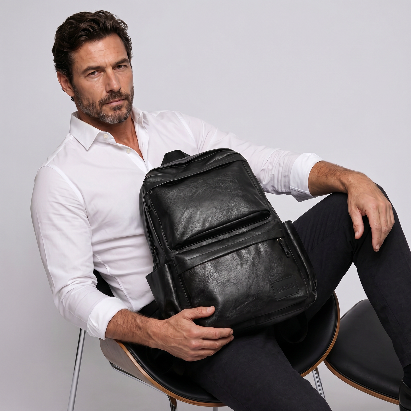 Mochila de Piel para Hombre - Cloudhaven
