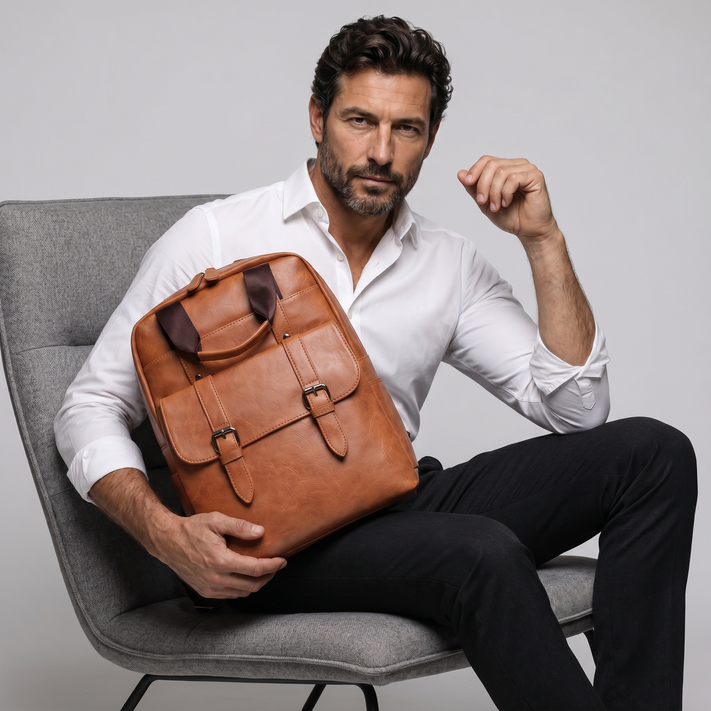 Mochila de Piel para Hombre - Flint