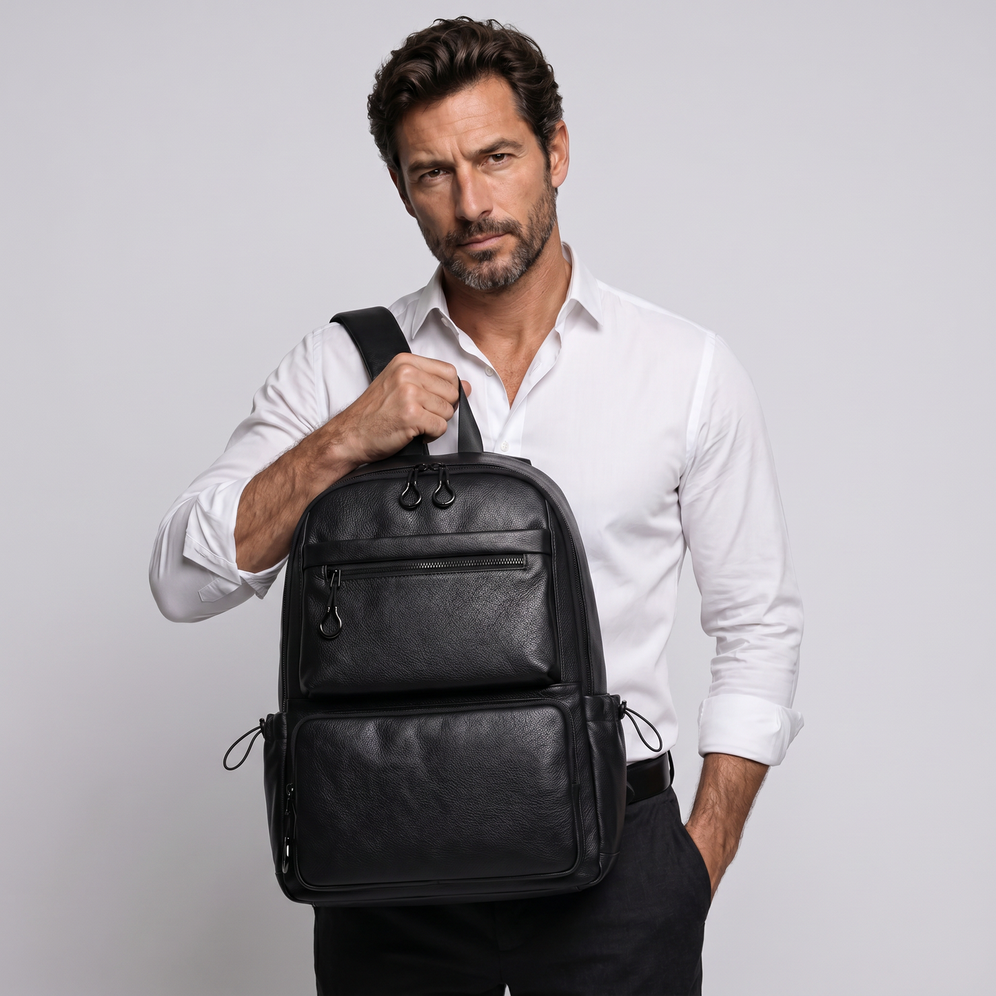 Mochila de Piel para Hombre - Greymoor