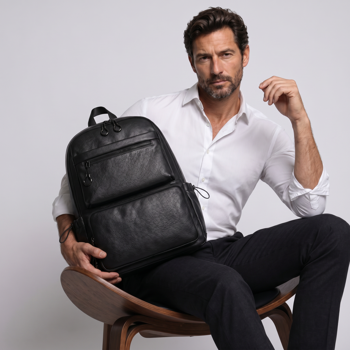 Mochila de Piel para Hombre - Greymoor