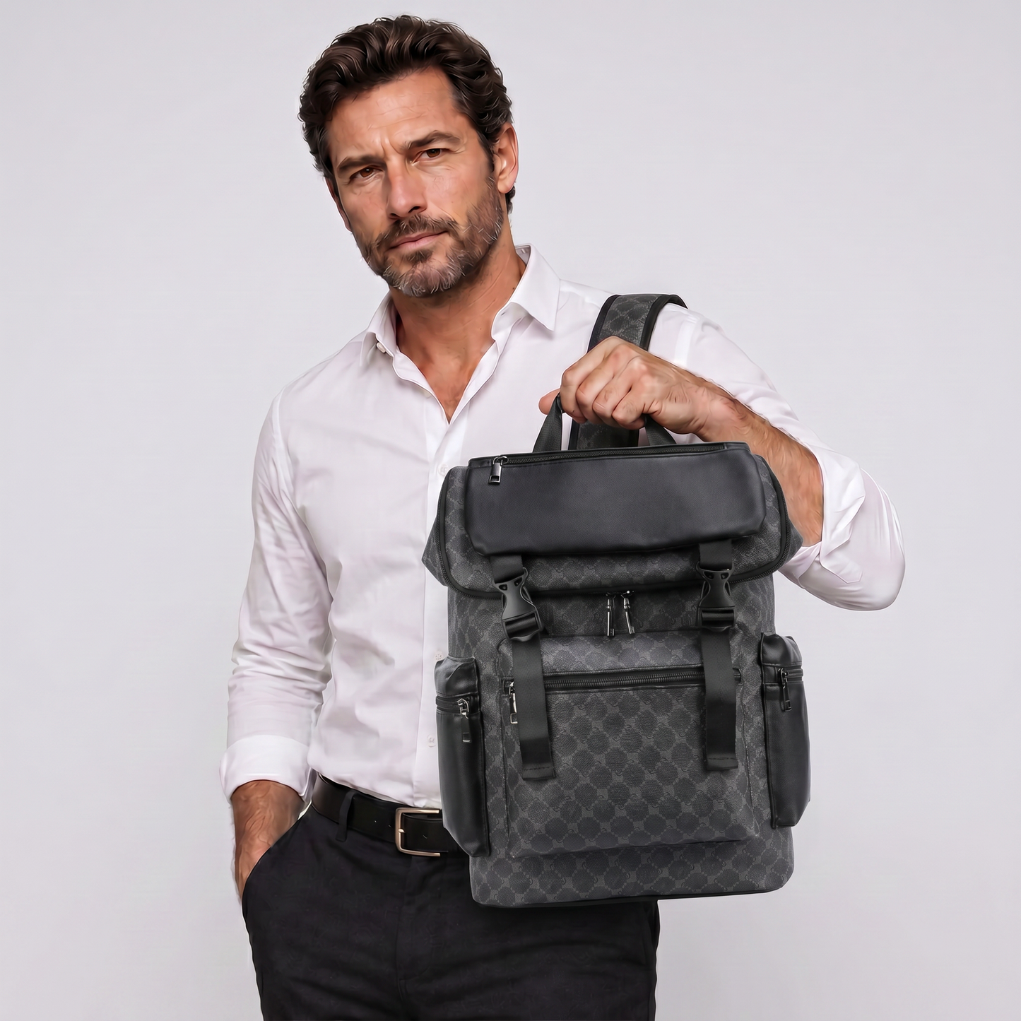 Mochila de Piel para Hombre - Knapsly