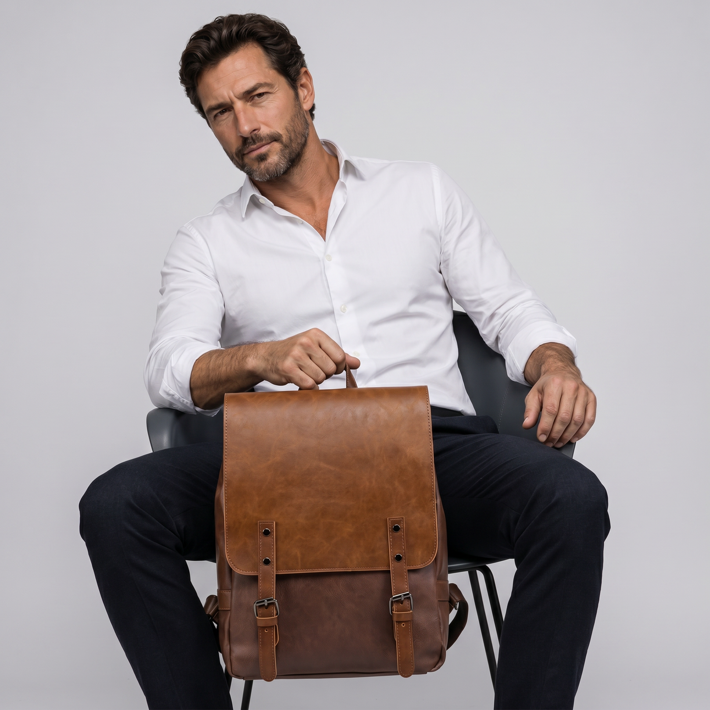 Mochila de Piel para Hombre - Mature