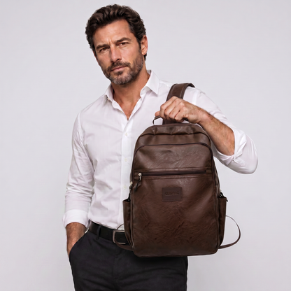 Mochila de Piel para Hombre - Mossway