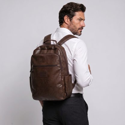 Mochila de Piel para Hombre - Mossway