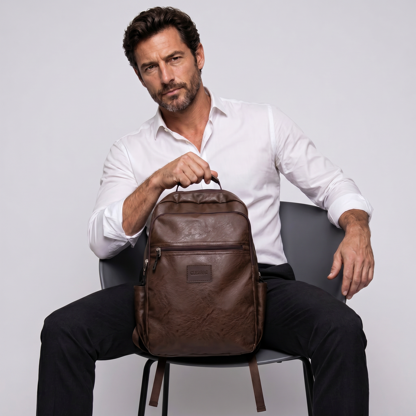 Mochila de Piel para Hombre - Mossway