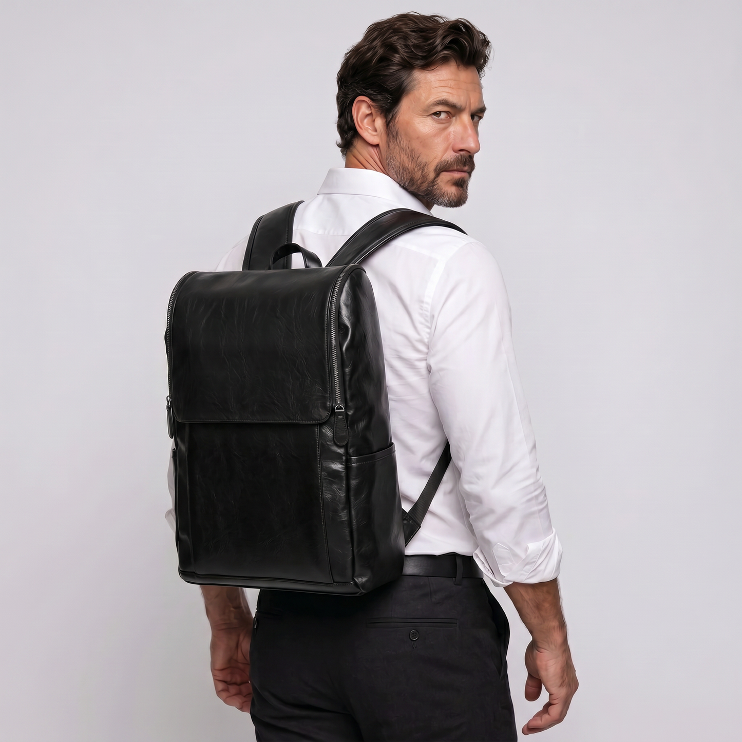 Mochila de Piel para Hombre - Rage