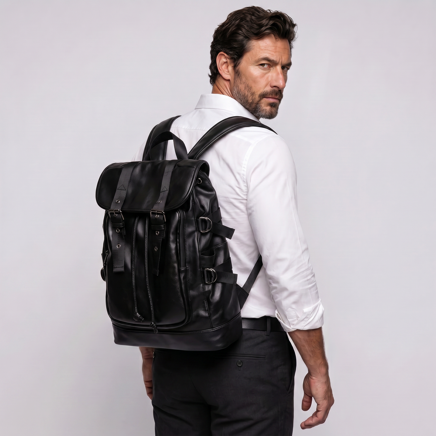 Mochila de Piel para Hombre - Stonepath