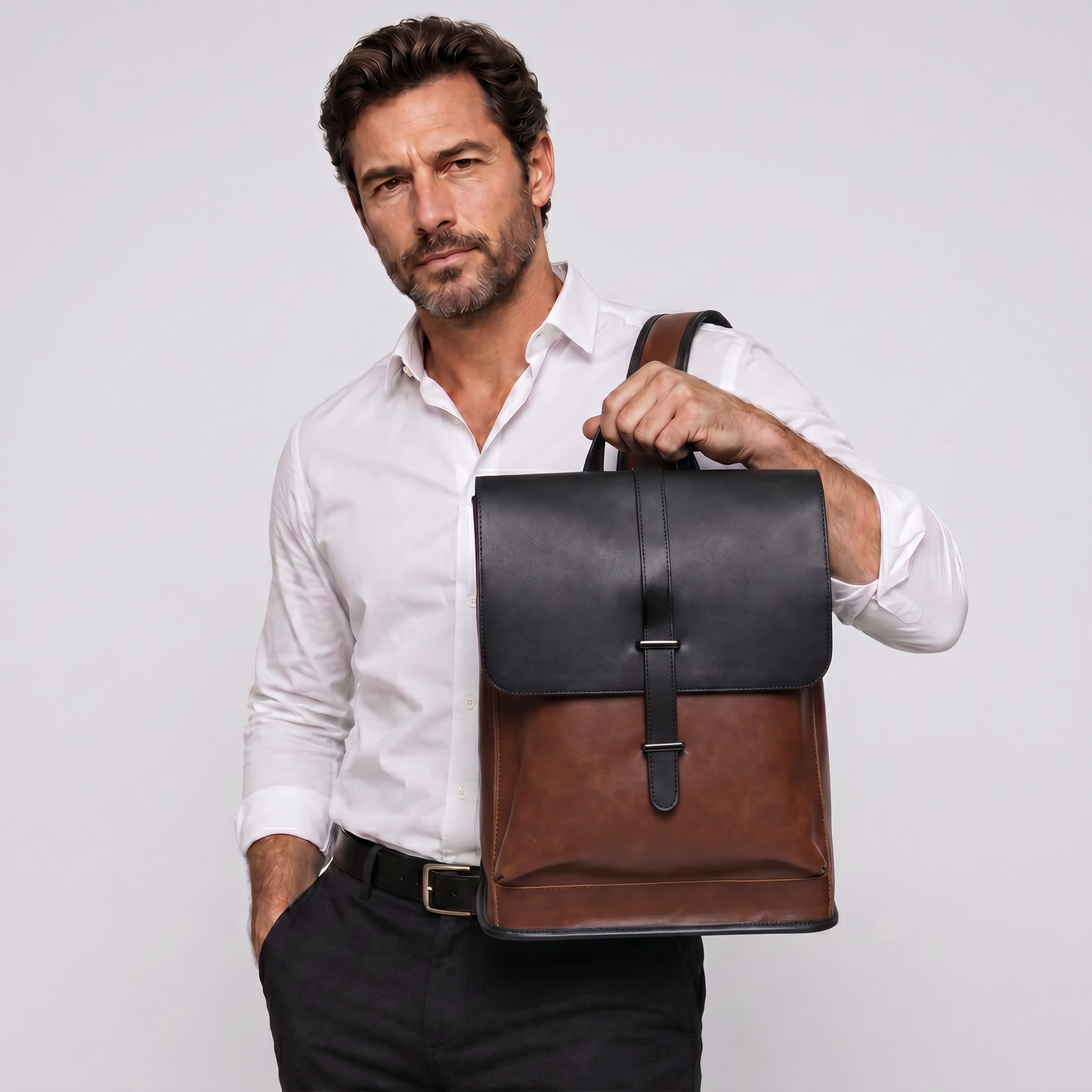 Mochila de Piel para Hombre - Thornfield