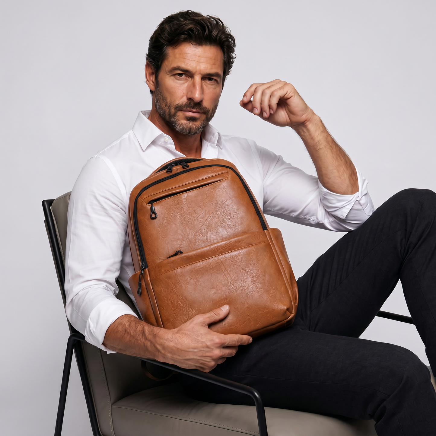 Mochila de Piel para Hombre - Wayford