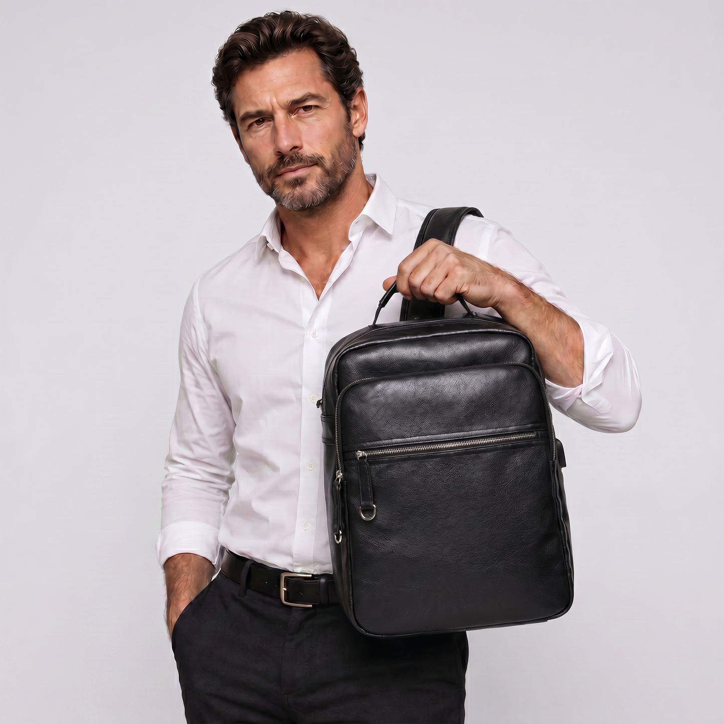 Mochila de Piel para Hombre - Wrenbury