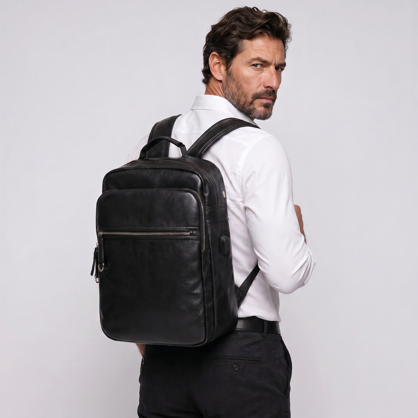 Mochila de Piel para Hombre - Wrenbury