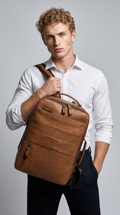 Mochila de Piel para Hombre - Kaster
