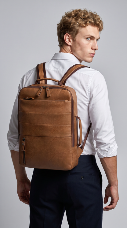 Mochila de Piel para Hombre - Kaster