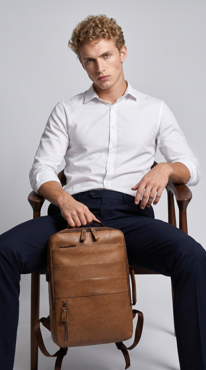 Mochila de Piel para Hombre - Kaster