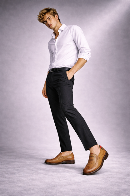 Mocasines de Piel con Plataforma para Hombre - Kingsley